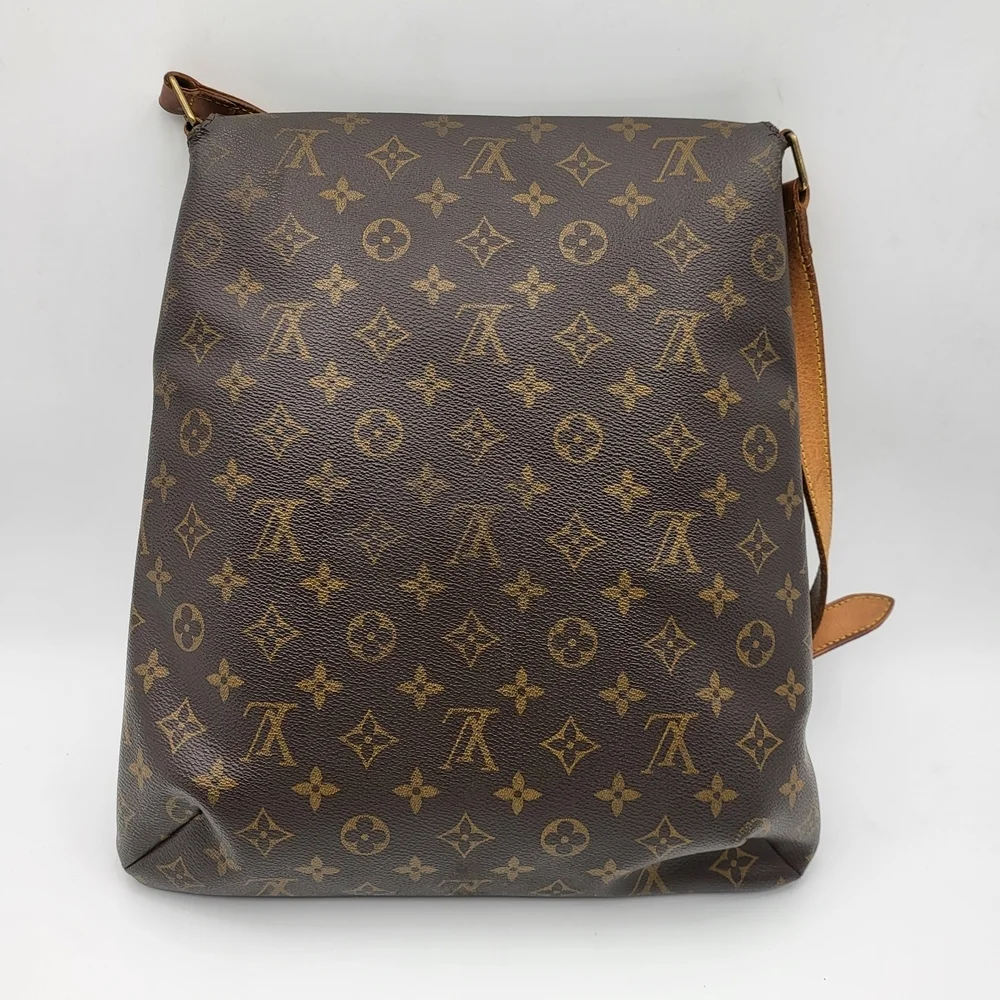 LOUIS VUITTON Monogram Musette Salsa GM Shoulder Crossbody Bag, Authentic..